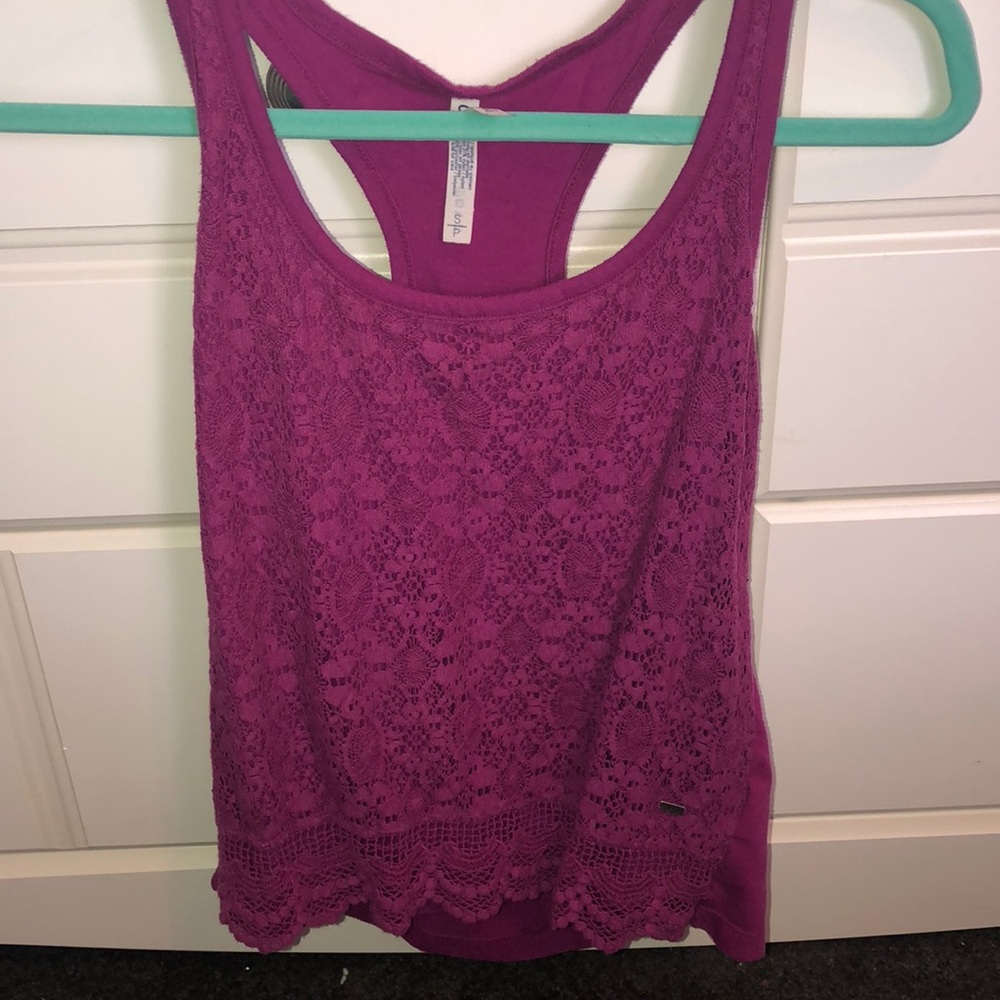Purple tank